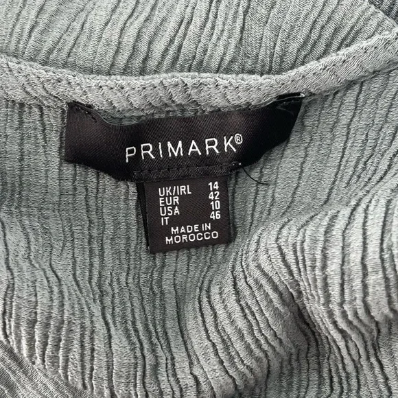 Primark Green Mini Sleeveless Swing Dress Size 10 Women’s - Picture 2 of 6